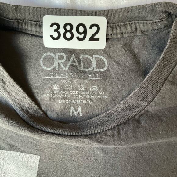 Oradd Women T-shirt size M Short Sleeve California Republic Map Gray - Picture 6 of 7